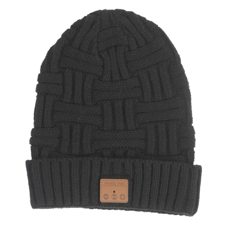 Wireless Bluetooth Music Hat Beanie Cap Earphone Headphone Smart Headset Speaker with Mic Sport Knitted Hats Best Christmas Gift