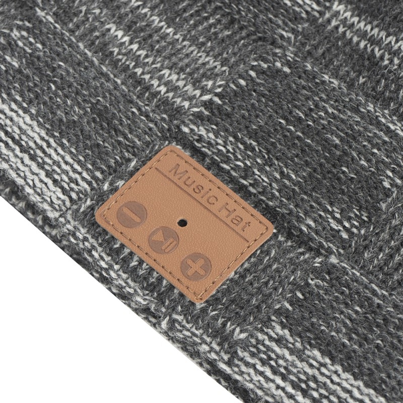 Wireless Bluetooth Music Hat Beanie Cap Earphone Headphone Smart Headset Speaker with Mic Sport Knitted Hats Best Christmas Gift