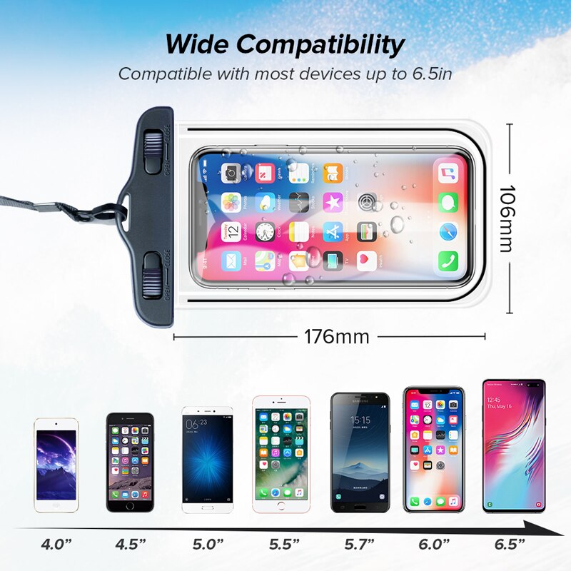 Universal Waterproof Case Mobile Phone Cover Coque Water Proof Pouch Bag For iPhone 12 11 Pro Max 8 Plus Samsung Xiaomi
