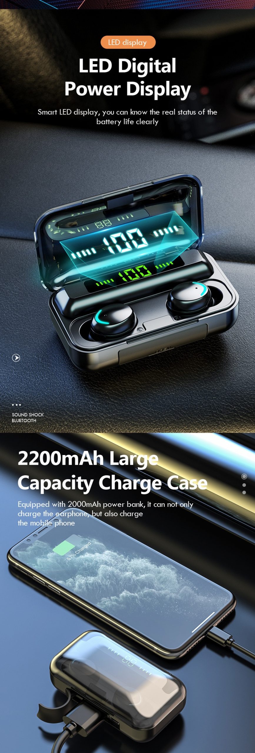 Bluetooth Earphones Wireless Headphones With Microphone Stereo Sports Headsets Waterproof Music Earbuds For iPhone Xiaomi Huawei Bluetooth Earphones Wireless Headphones With Microphone Stereo Sports Headsets Waterproof Music Earbuds For iPhone Xiaomi Huawei