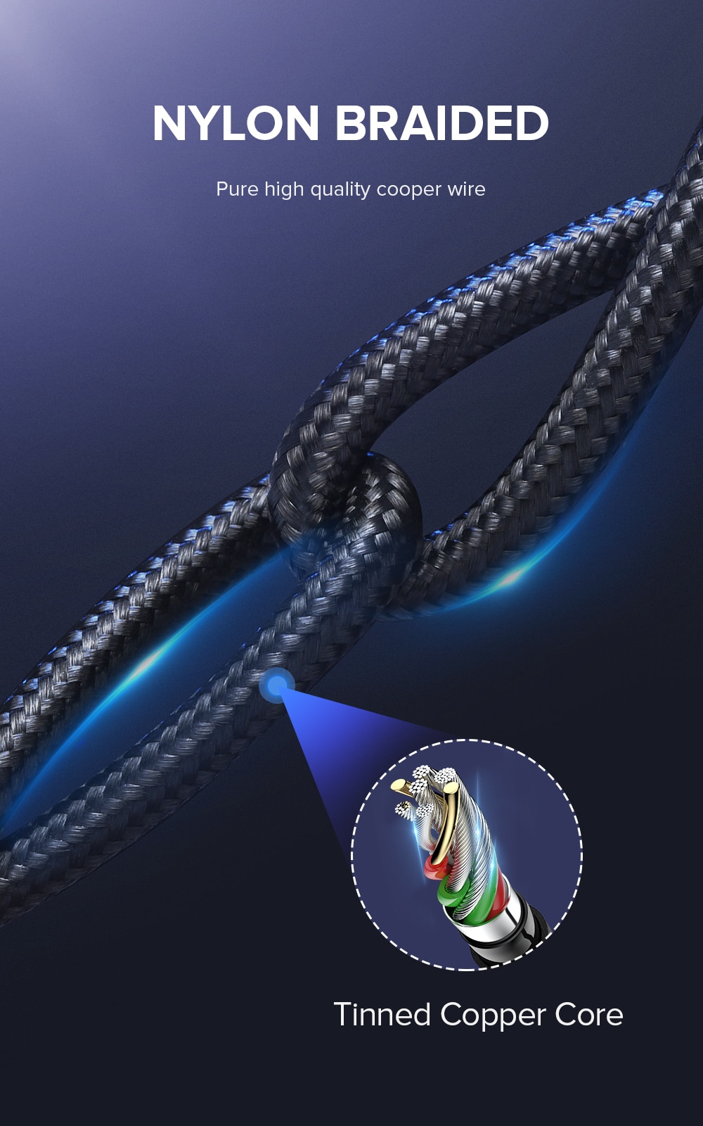 MCDODO 3A Micro USB Type C Cable Fast Charging Microusb Mobile Phone Charger Data Cord Charge For Huawei Samsung Xiaomi Redmi LG