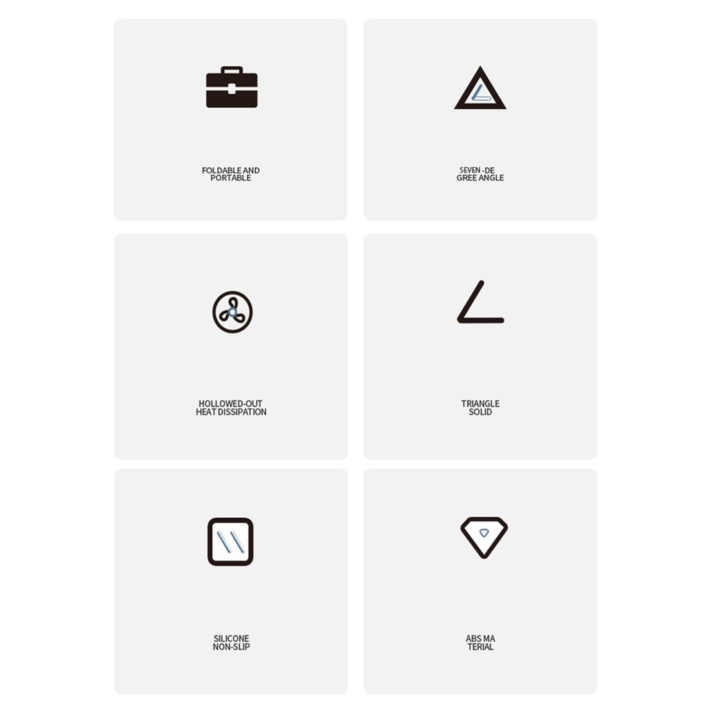 Adjustable Laptop Stand plastic  For Macbook Computer PC iPad Tablet Table Support Notebook Stand Cooling Pad Plastic models