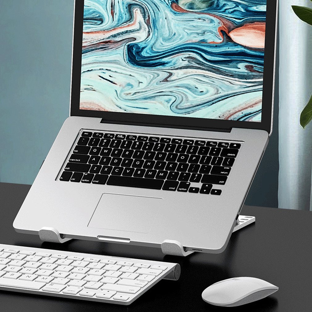 Adjustable Laptop Stand plastic  For Macbook Computer PC iPad Tablet Table Support Notebook Stand Cooling Pad Plastic models