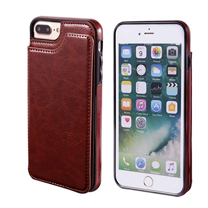 Business Wallet Cases For iPhone 13 Mini 11 12 Pro XS Max XR X Cover Retro Flip Leather Phone Case For iPhone 6S 6 7 8 Plus SE2