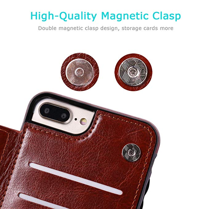 Business Wallet Cases For iPhone 13 Mini 11 12 Pro XS Max XR X Cover Retro Flip Leather Phone Case For iPhone 6S 6 7 8 Plus SE2