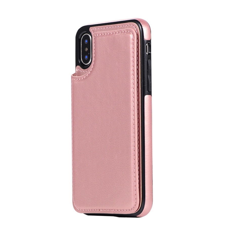 Business Wallet Cases For iPhone 13 Mini 11 12 Pro XS Max XR X Cover Retro Flip Leather Phone Case For iPhone 6S 6 7 8 Plus SE2